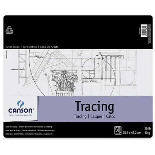 Canson Foundation Tracing Paper Pad 19x24